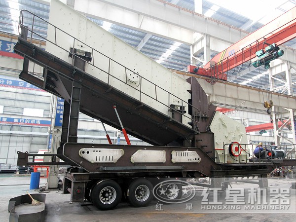 建筑垃圾移動粉碎機:配反擊破 建筑垃圾移動粉碎機:配反擊破