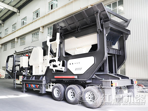 流動石子破碎機:輪胎式 流動石子破碎機:輪胎式