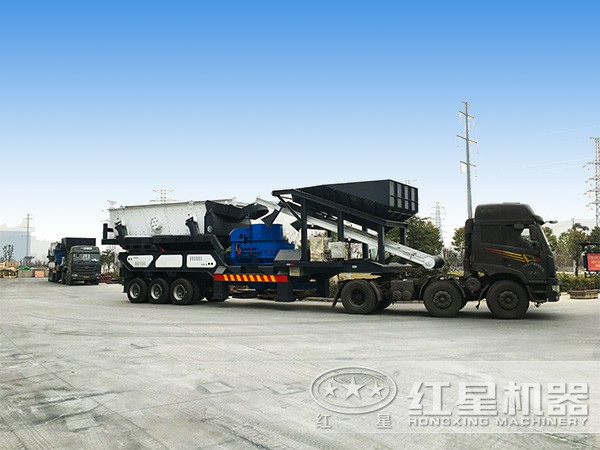 移動制砂設(shè)備車頭拉著走 移動制砂設(shè)備車頭拉著走
