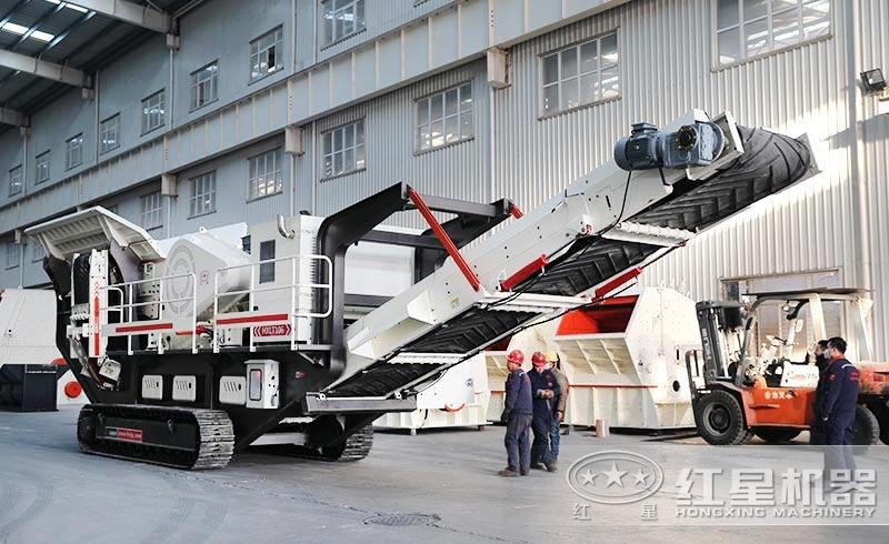 履帶液壓移動破碎機