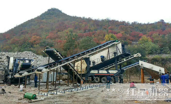 紅星流動石子機(jī)作業(yè)圖2 紅星流動石子機(jī)作業(yè)圖2