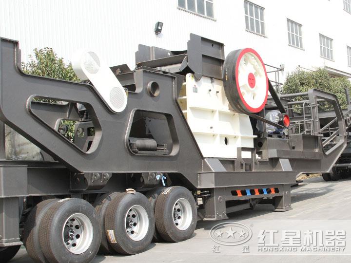 顎式移動破碎機，產(chǎn)量85-650t/h
