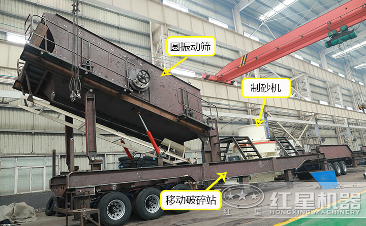 車載移動式制砂機(jī)構(gòu)成