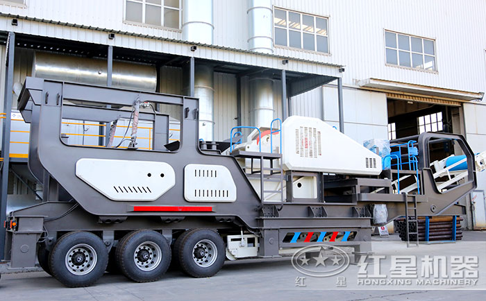 移動碎石加工機 移動碎石加工機