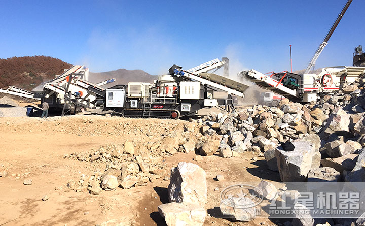 建筑垃圾破碎現(xiàn)場 建筑垃圾破碎現(xiàn)場