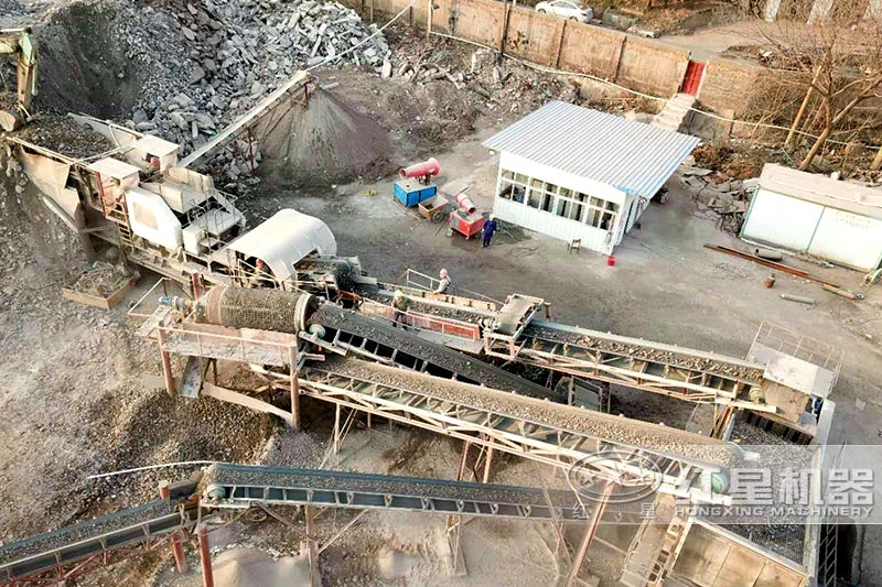 建筑垃圾破碎現(xiàn)場 建筑垃圾破碎現(xiàn)場