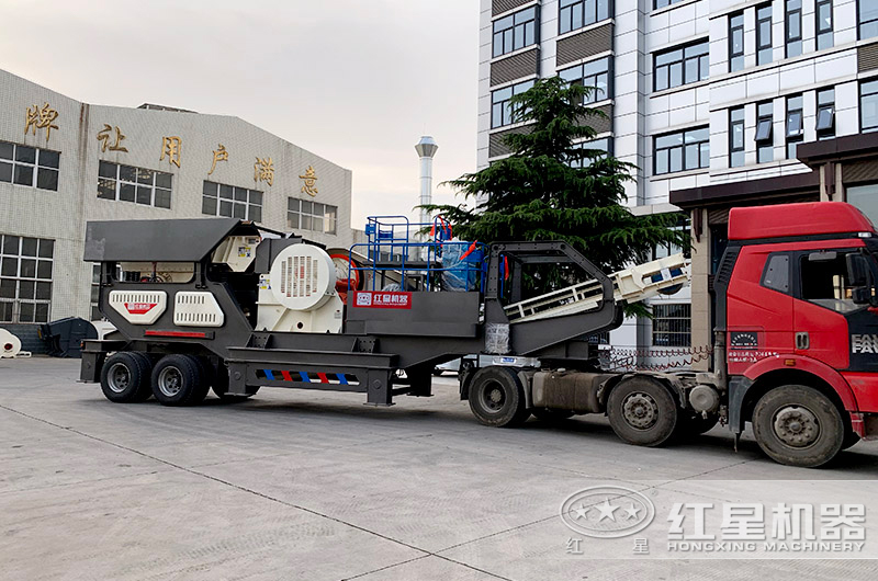 車載式移動環(huán)保破碎制砂機(jī) 車載式移動環(huán)保破碎制砂機(jī)
